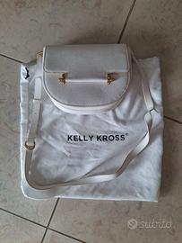 Borsa a Tracolla Kelly Kross Mezzaluna Bianca