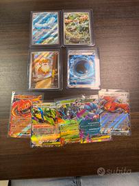 Lotto carte pokemon rayquaza storm near mint