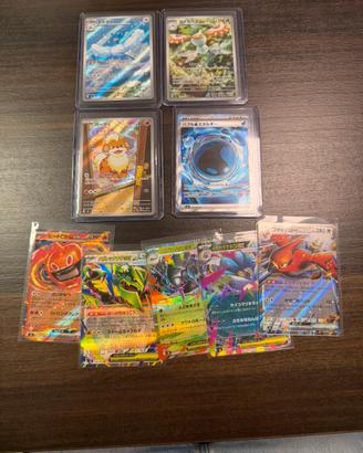 Lotto carte pokemon rayquaza storm near mint