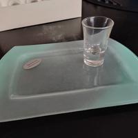 6 bicchierini shot con vassoio