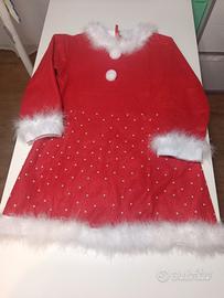 vestito babbo Natale bambina 