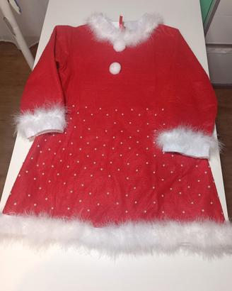 vestito babbo Natale bambina 