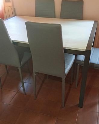 tavolo con 6 sedie