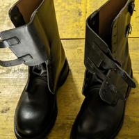 Anfibi militari chiusura superiore doppia fibbia