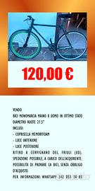 BICI MONOMARCIA MAINO X UOMO 27,5"