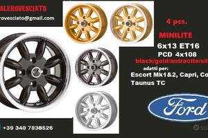 Minilite 6x13 et16 4x108 FORD CITROEN PEUGEOT SAAB