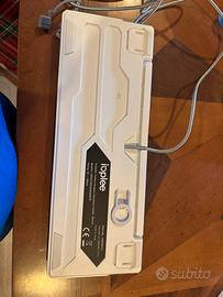 Tastiera Gaming Meccanica Ioplee TKL Bianca