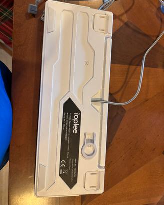 Tastiera Gaming Meccanica Ioplee TKL Bianca