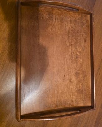 vassoio in legno massiccio pezante rettangolare