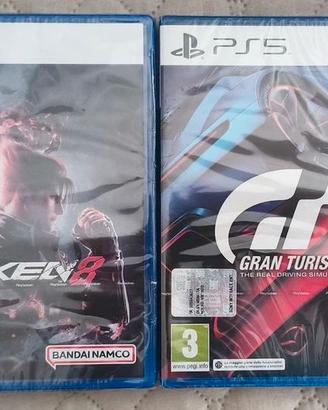 🎮 GIOCHI PS5 NUOVI E SIGILLATI – TEKKEN 8 + GT7
