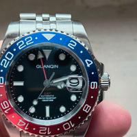 Orologio Guanqin GMT Pepsi nuovo