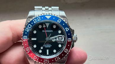 Orologio Guanqin GMT Pepsi nuovo