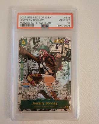 one piece jewelry bonney manga alt art PSA 10