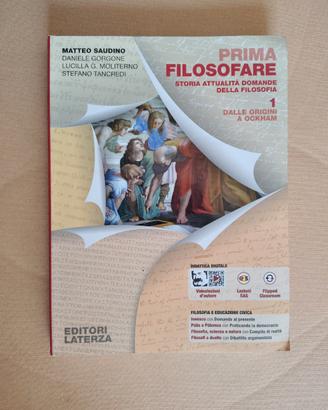 Prima filosofare 1 (NUOVO, mai aperto)
