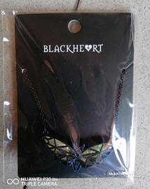 Collana Blackheart Opal Butterfly 