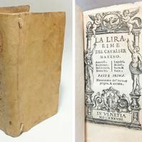 LA LIRA, RIME DEL CAVALIER MARINO. 1638