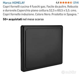 Copri piano cottura 4 fuochi