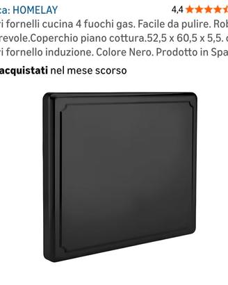 Copri piano cottura 4 fuochi