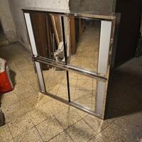 Coppia Pensili Bagno Vintage Anni '70 - Acciio