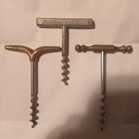 Tre cavatappi vintage 