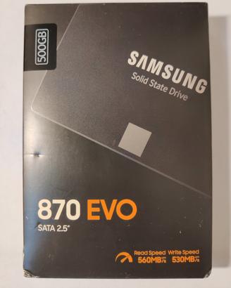 Hard Disk SSD Samsung 870 EVO 500 GB, SATA 3