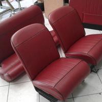 Bianchina panoramica-berlina tappezzerie sedili