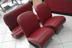 Bianchina panoramica-berlina tappezzerie sedili