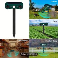 Dissuasore animali e ladri ad ultrasuoni o sirena 