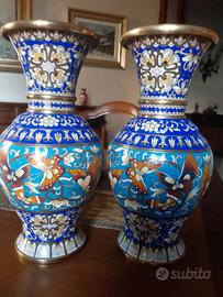 Coppia di vasi cinesi Scuola di Pechino
