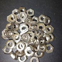 Dado esagon. M6 nichelato 3mm spessore 50 pz