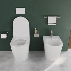 Sanitari filo muro Nuovi Wc Bidè Sedile Soft Close