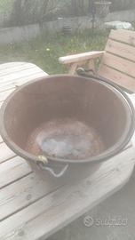 Pentolone in Rame Massiccio 