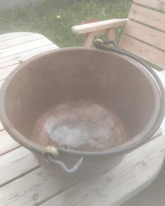 Pentolone in Rame Massiccio 