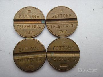 4 gettoni telefonici