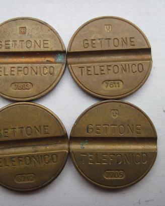 4 gettoni telefonici