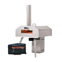 Qstoves Forno per pizza autorotante da 16 pollici