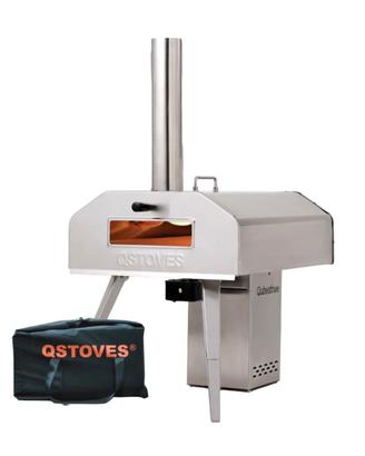 Qstoves Forno per pizza autorotante da 16 pollici