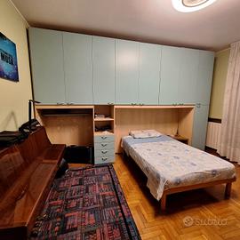 armadio con letto 