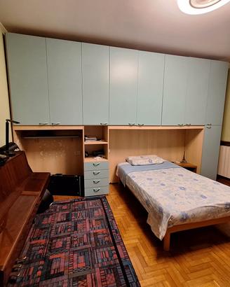 armadio con letto 