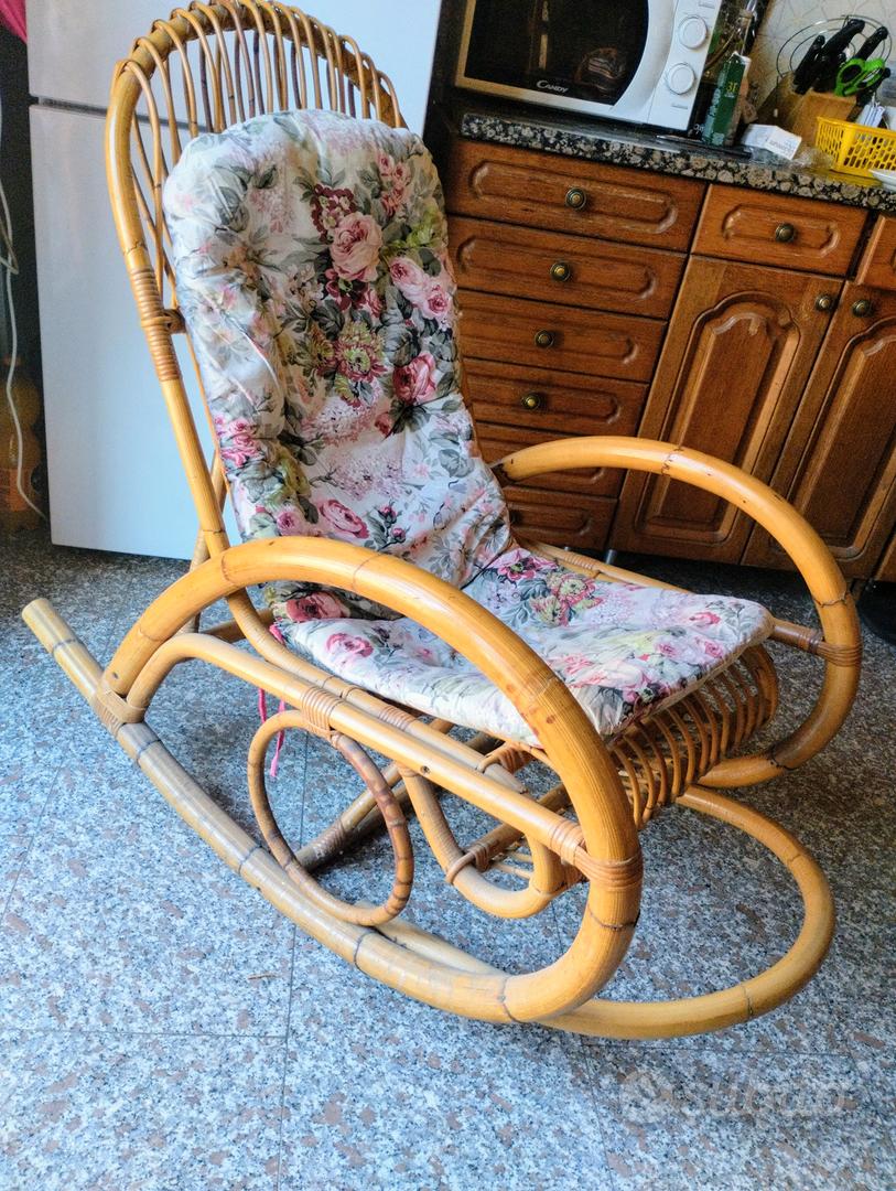 Dondolo Vintage Poltrone A Dondolo In Vimini Bambini Sedia A