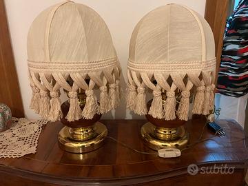 Coppia di lampade vintage