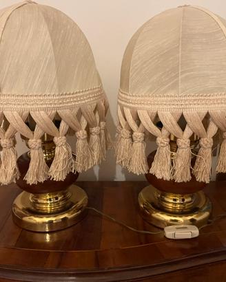 Coppia di lampade vintage