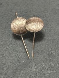 Orecchini in argento 925 satinati