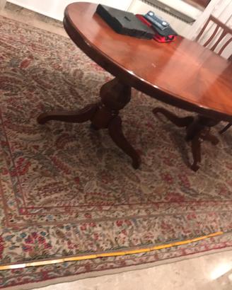 Tavolo ovale 220x120 +8 poltroncine