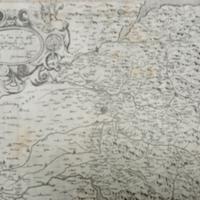 stampa antica territorio di Bergamo  rarissima xil
