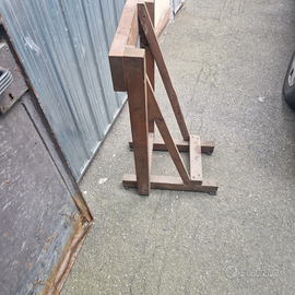 Cavalletto per motore fuoribordo in legno usato