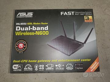 Asus DSL-N55U Dual Band Wireless-N600 Gigabit ADSL