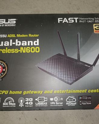 Asus DSL-N55U Dual Band Wireless-N600 Gigabit ADSL