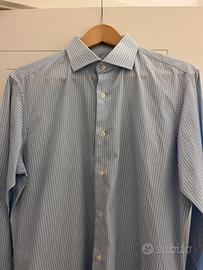 Camicia Azzurra righe Bianche tg. 40 Olga Milano