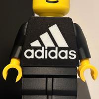 Omino Lego gigante 20cm XXL Adidas